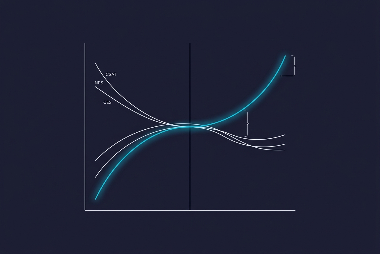 Which CX metric actually predicts retention?